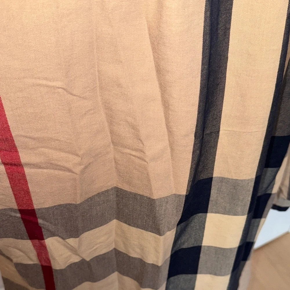 Plaid Button-Up Shirt Dress - Picture 12 of 16